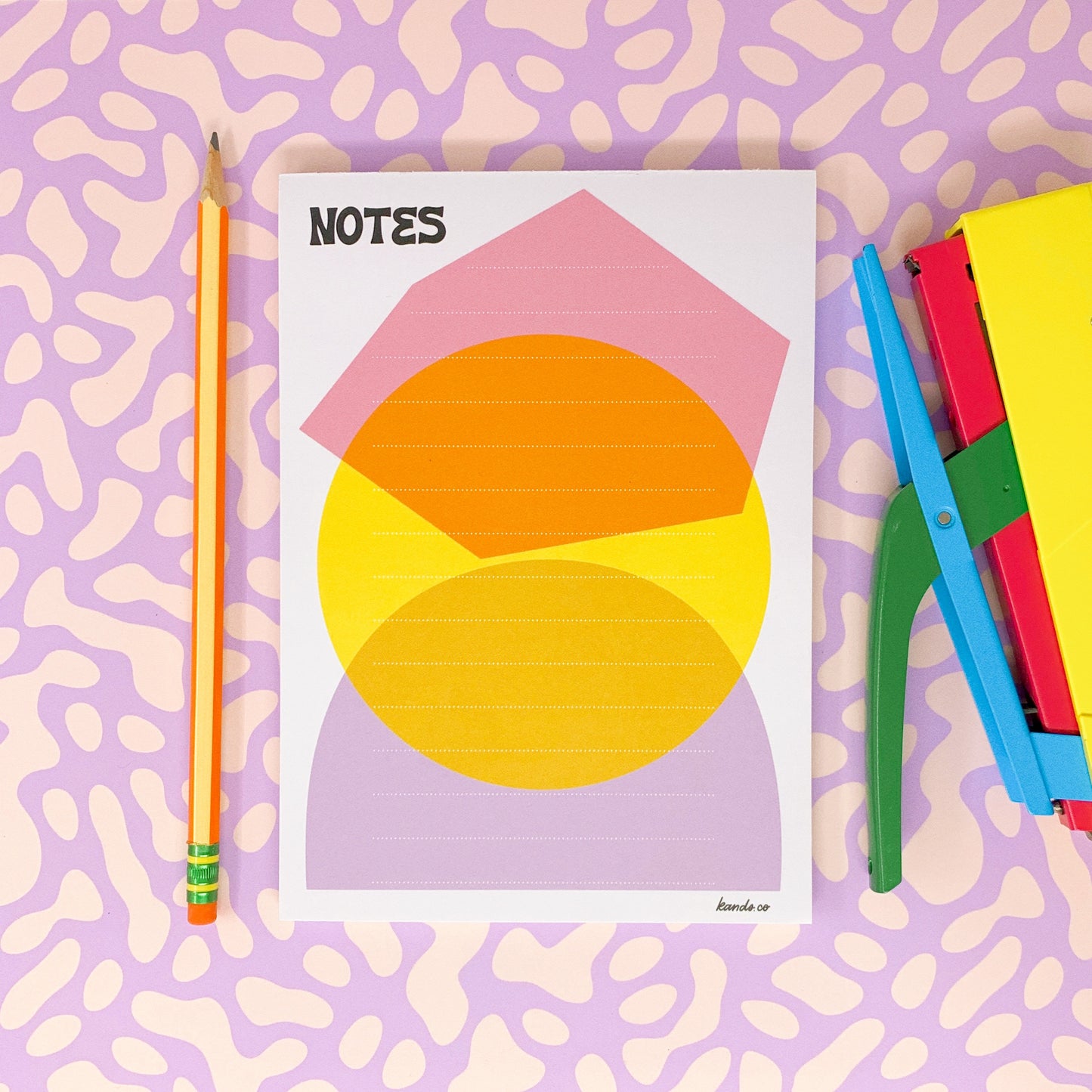 Fun With Shapes Notepad
