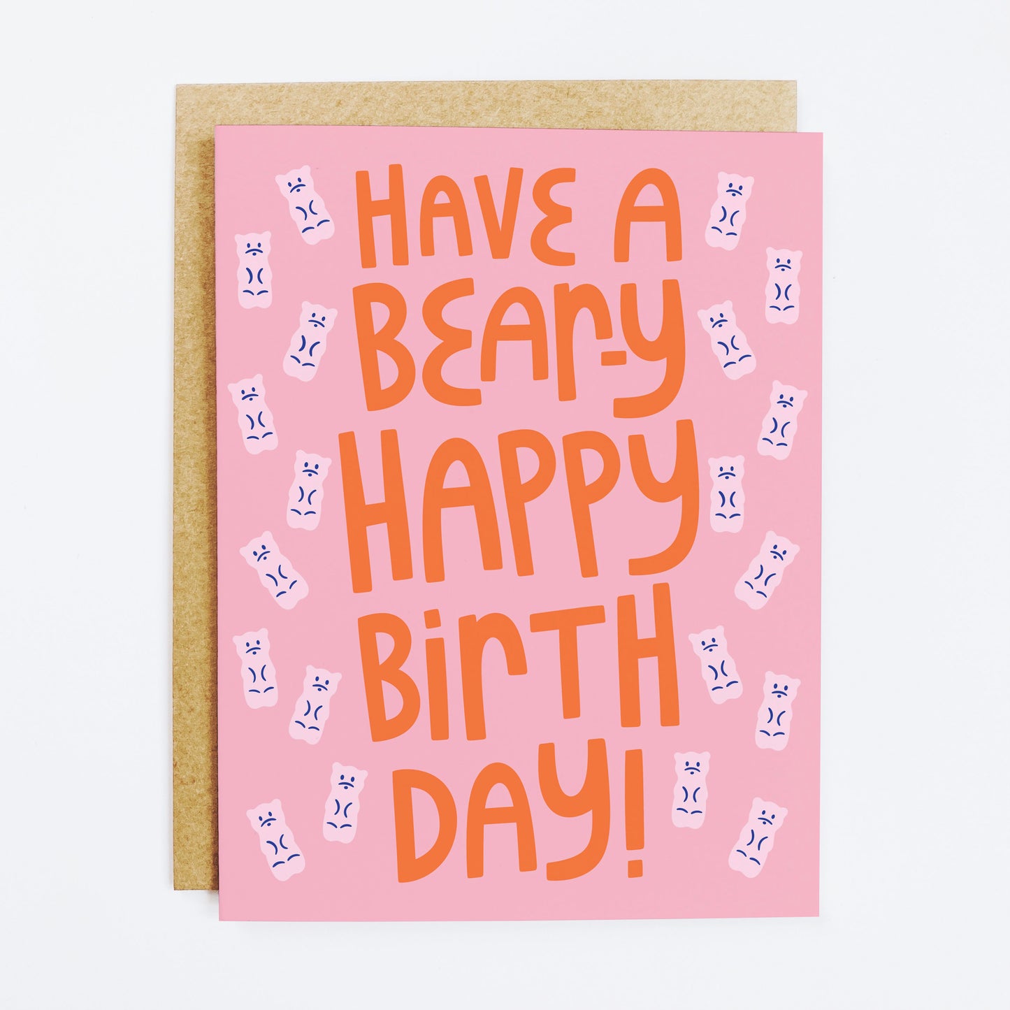 Gummy Bear Happy Birthday Card
