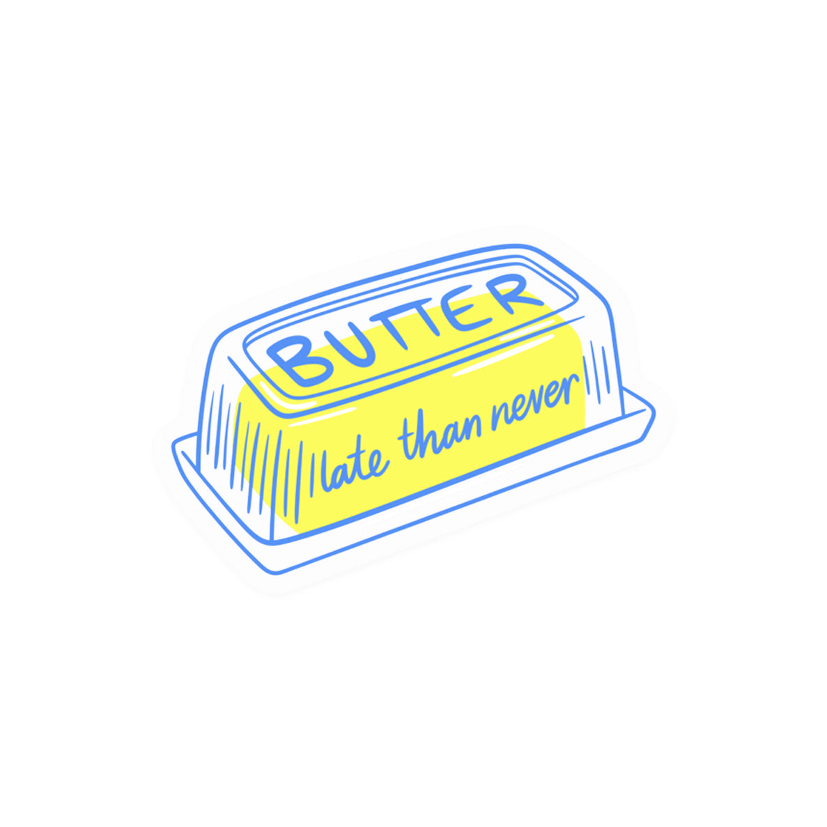 Butter Sticker