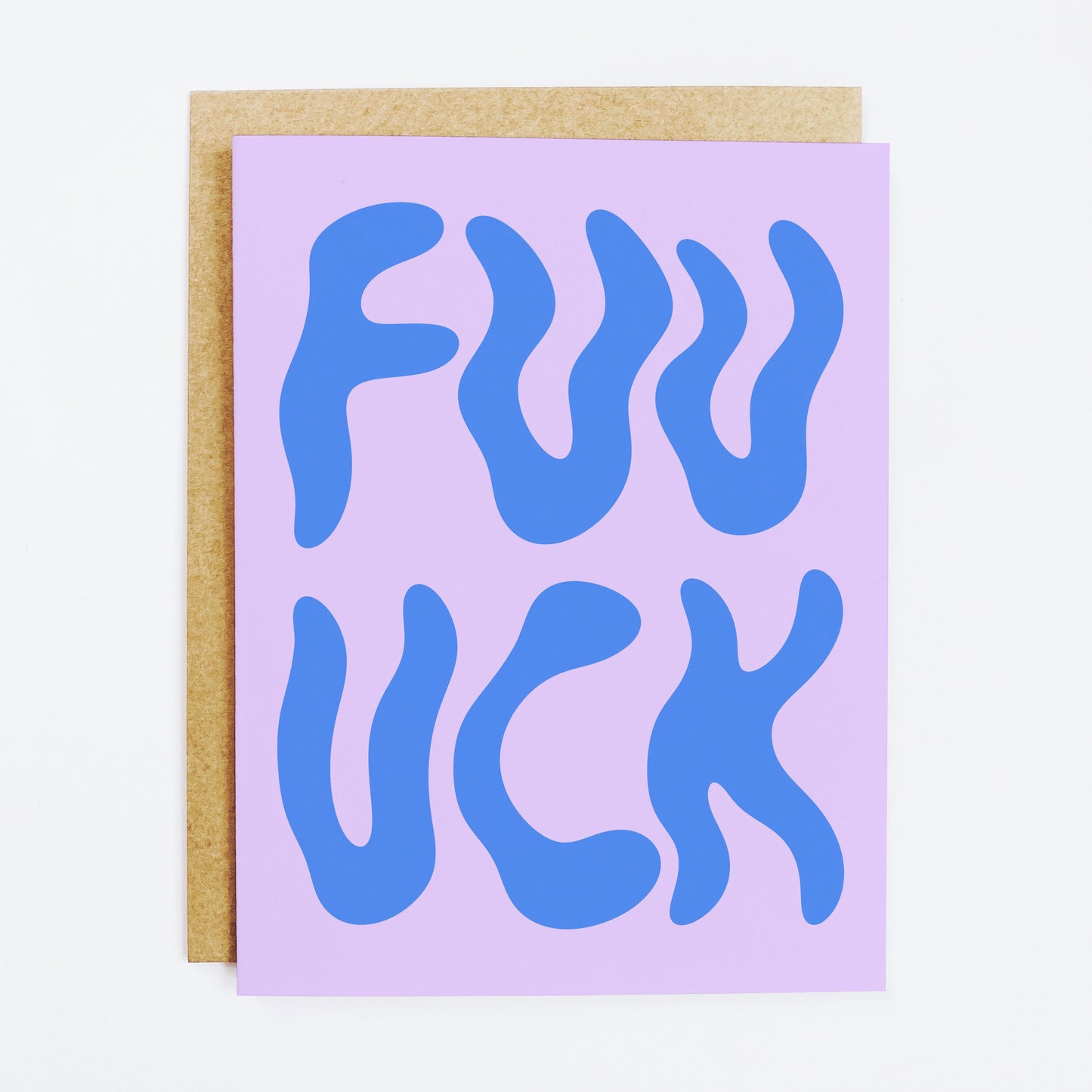Bold expletive card with 'Fuck' text for various occasions