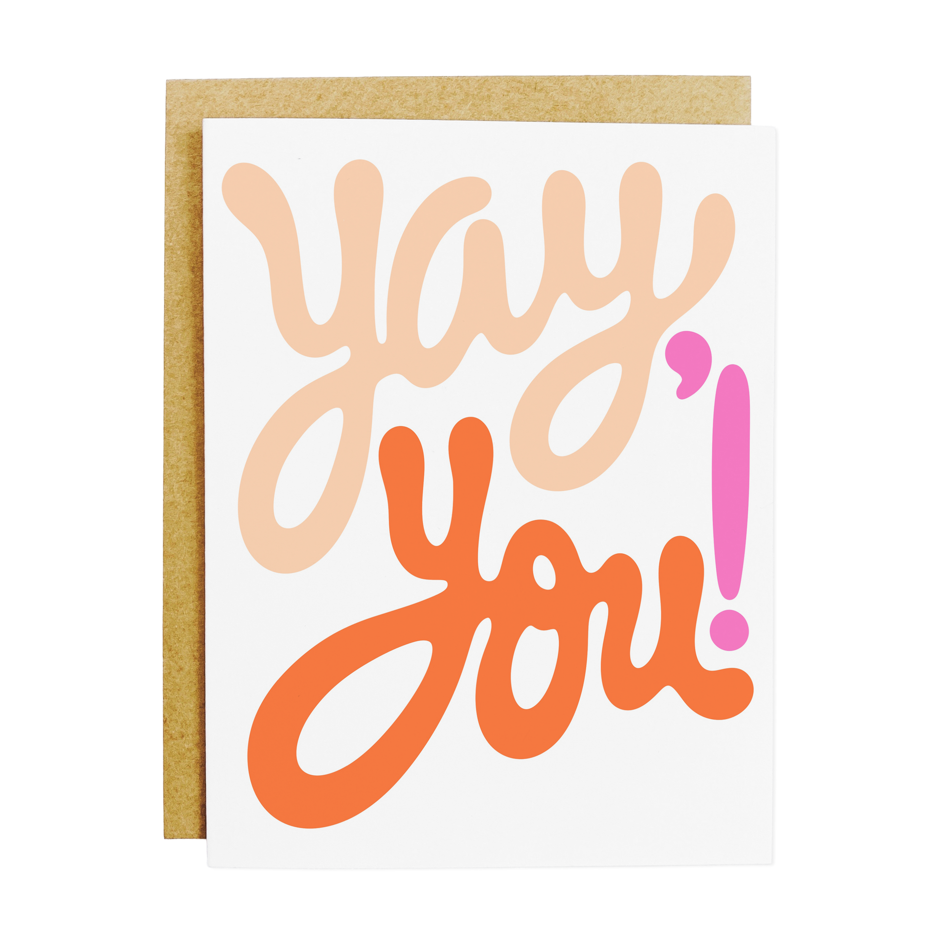 Celebratory greeting card with 'Yay You' text in bright, cheerful colors