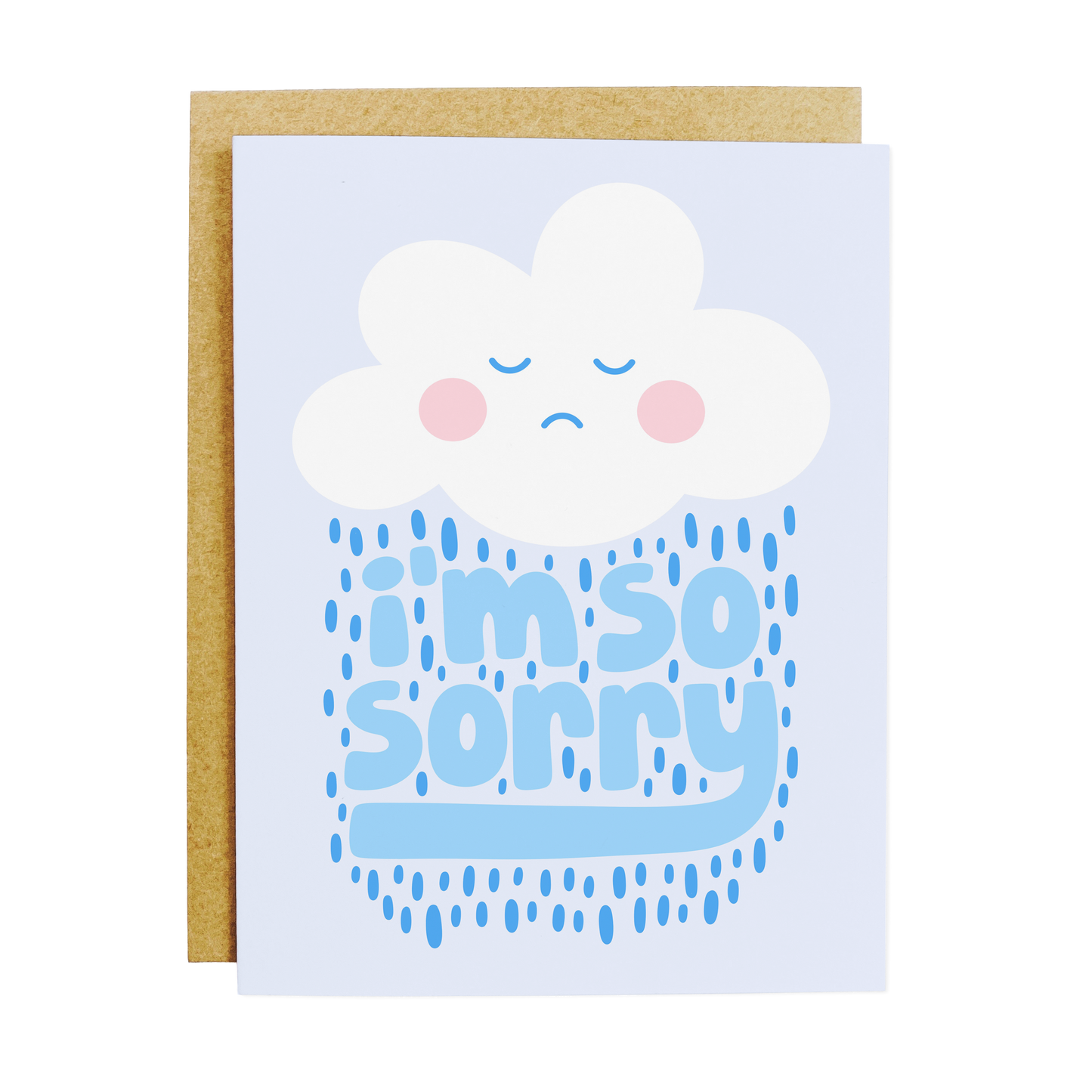 Apology card with 'So Sorry' sincere regret message