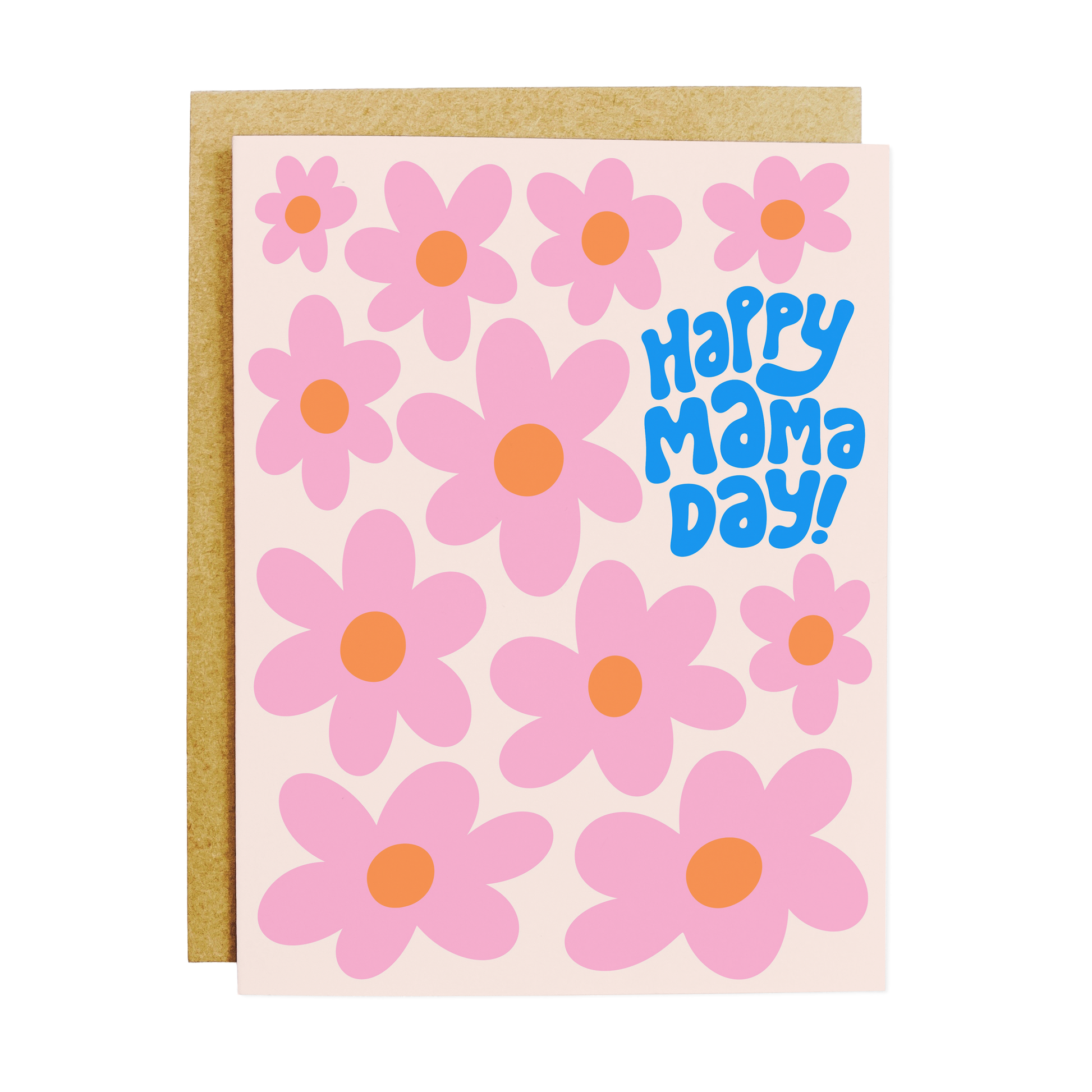 Mother's Day card with 'Happy Mama Day' and floral design
