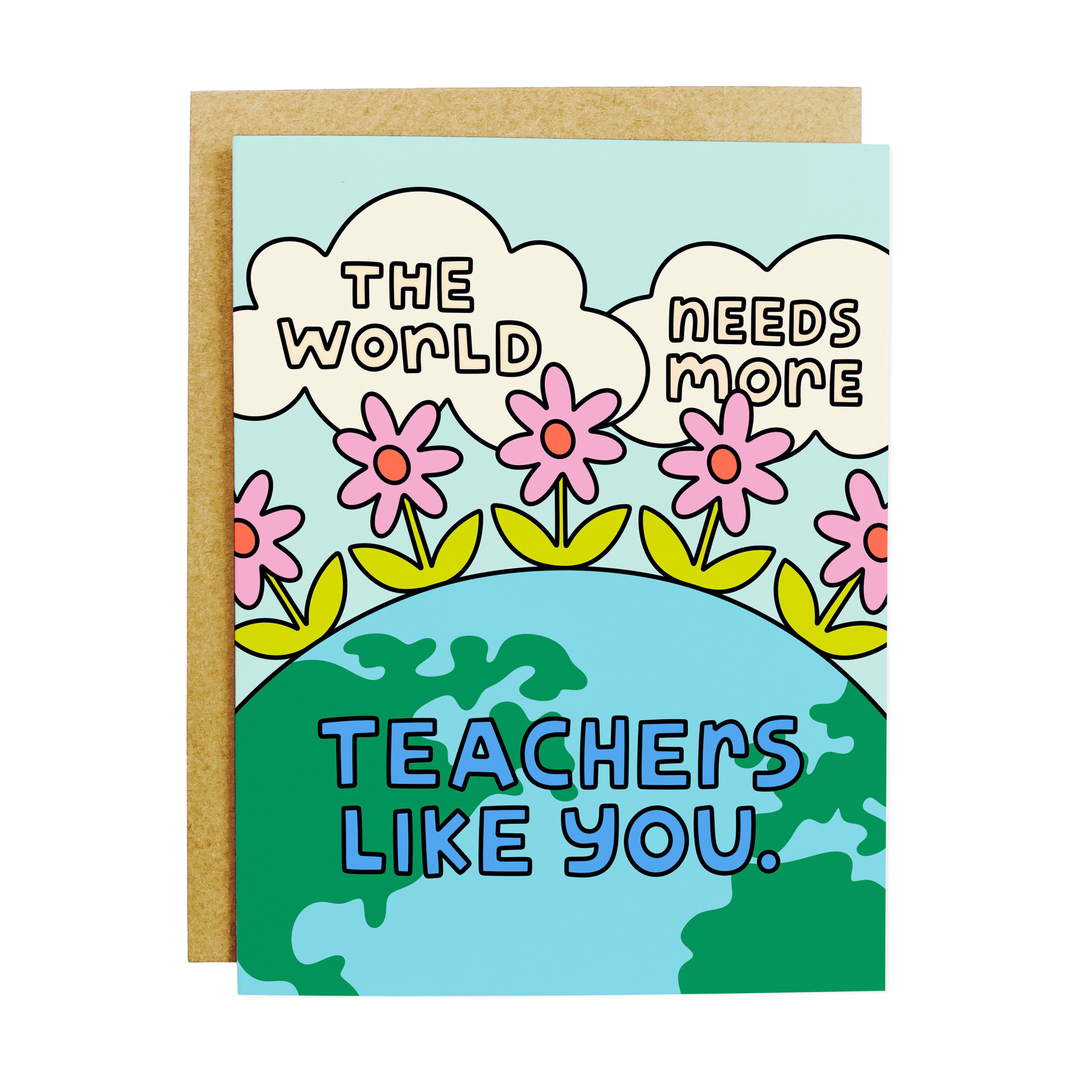 Teacher gratitude card with 'Teachers Like You' appreciation message