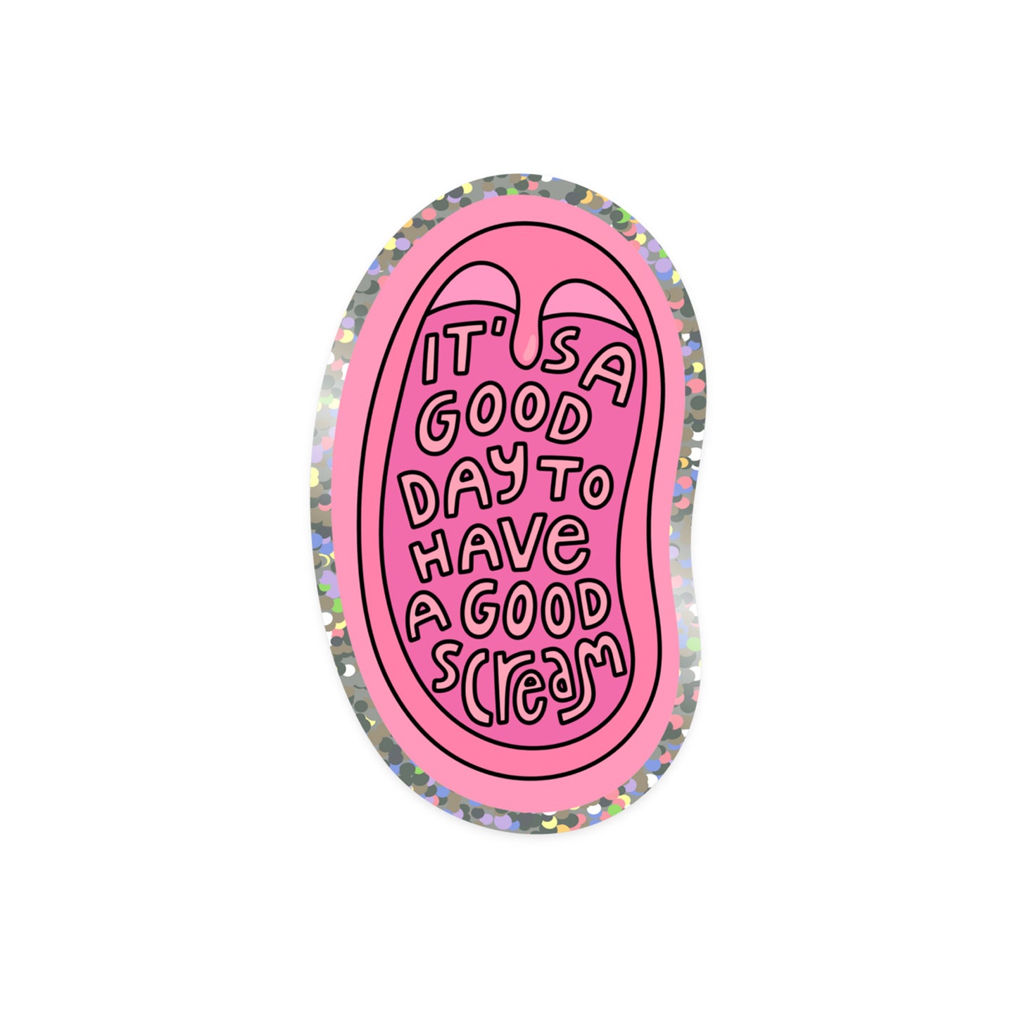 Scream Sticker