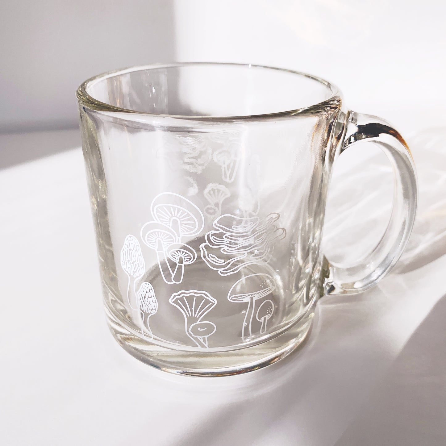 mug with native mushroom illustration design
