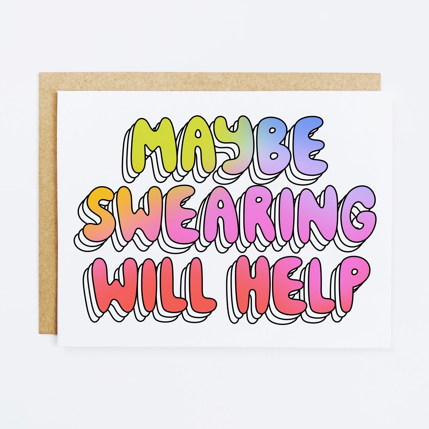 Maybe Swearing Will Help Card