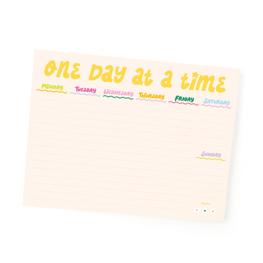 One Day at a Time Notepad