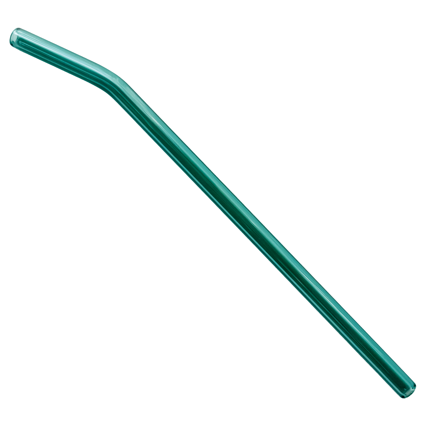 Bent Glass Drinking Straw