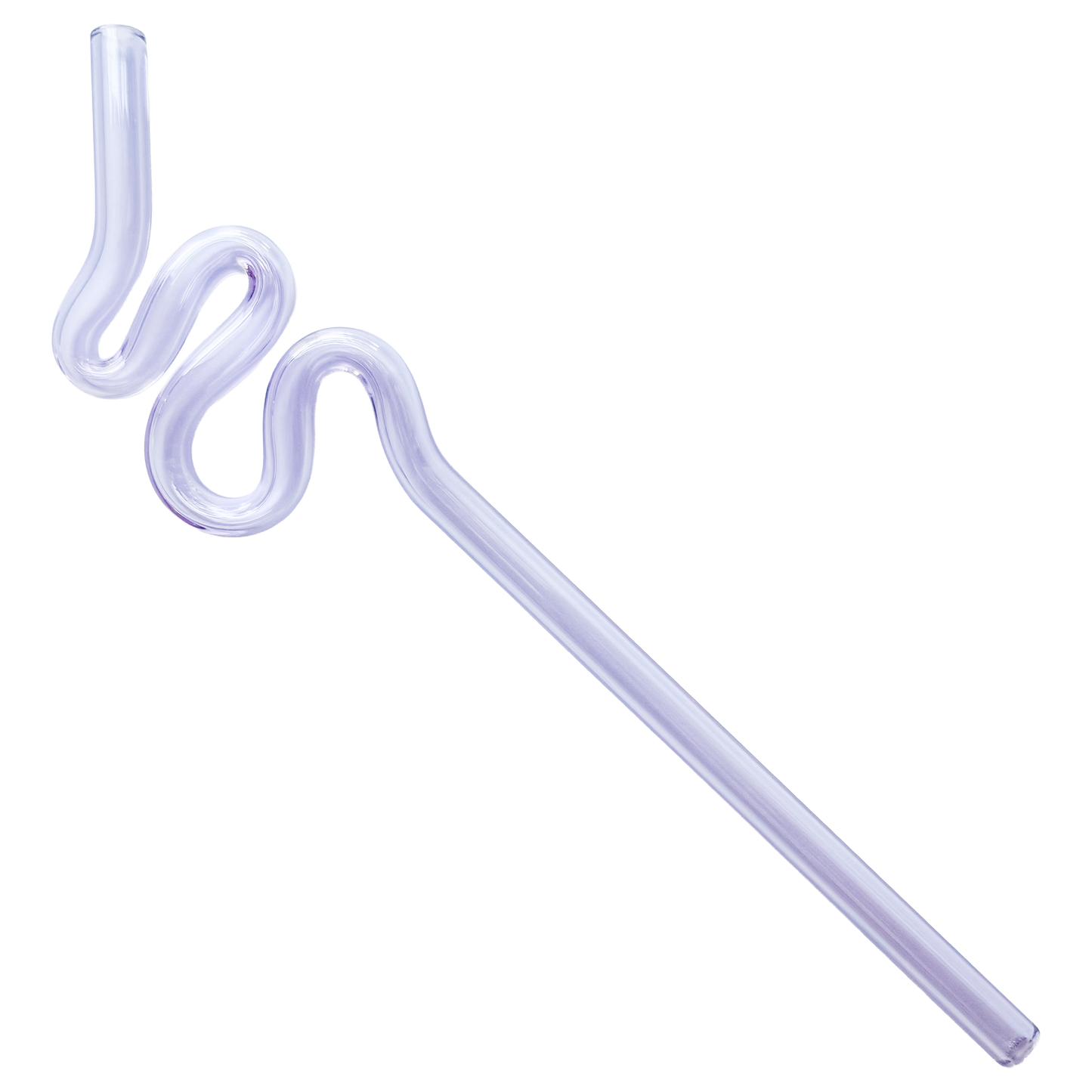 Glass Silly Straw