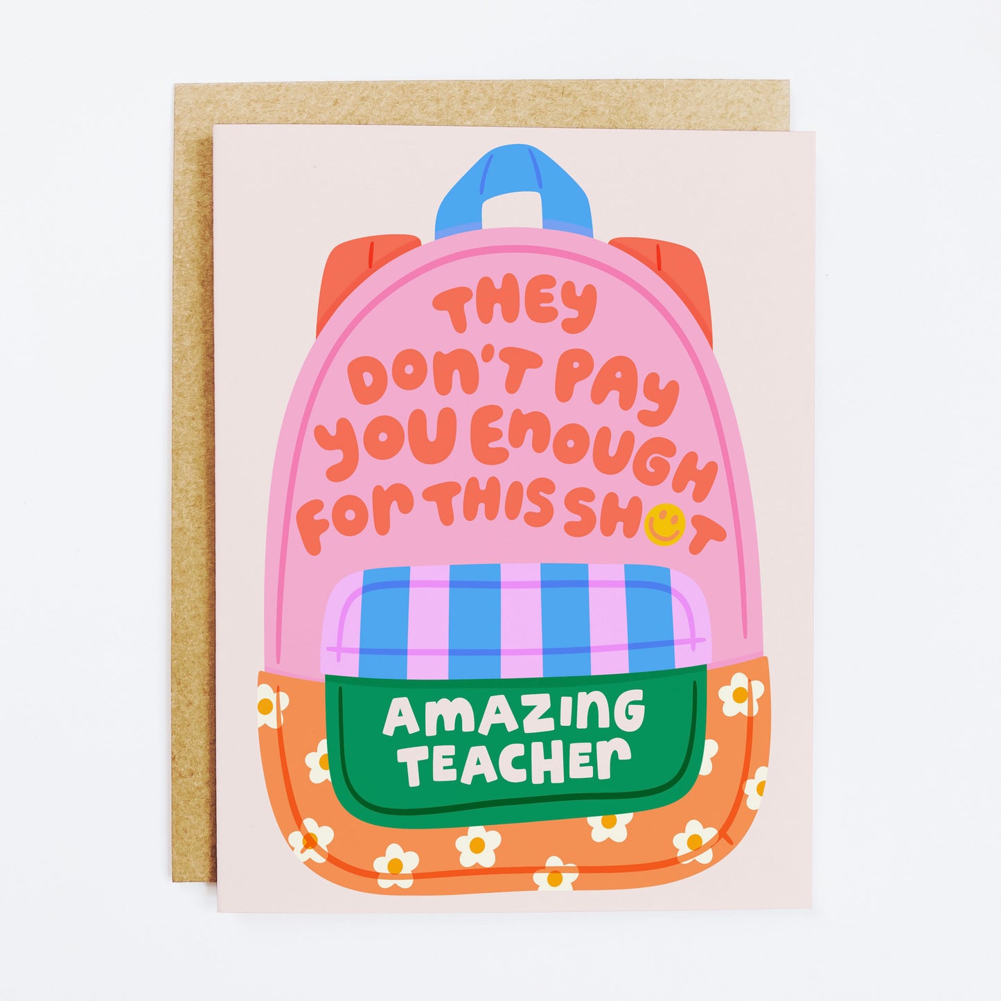 Amazing Teacher Pay Greeting Card