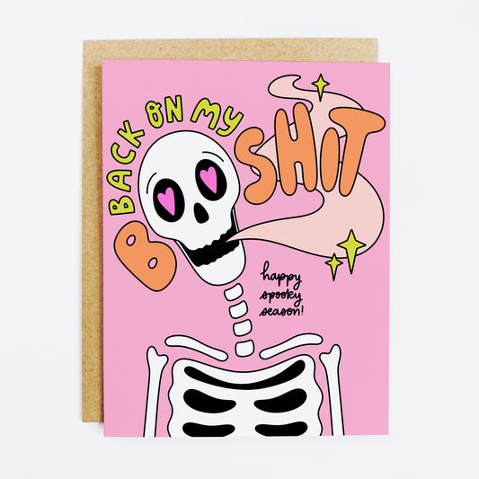 Boo Sh*t Greeting Card