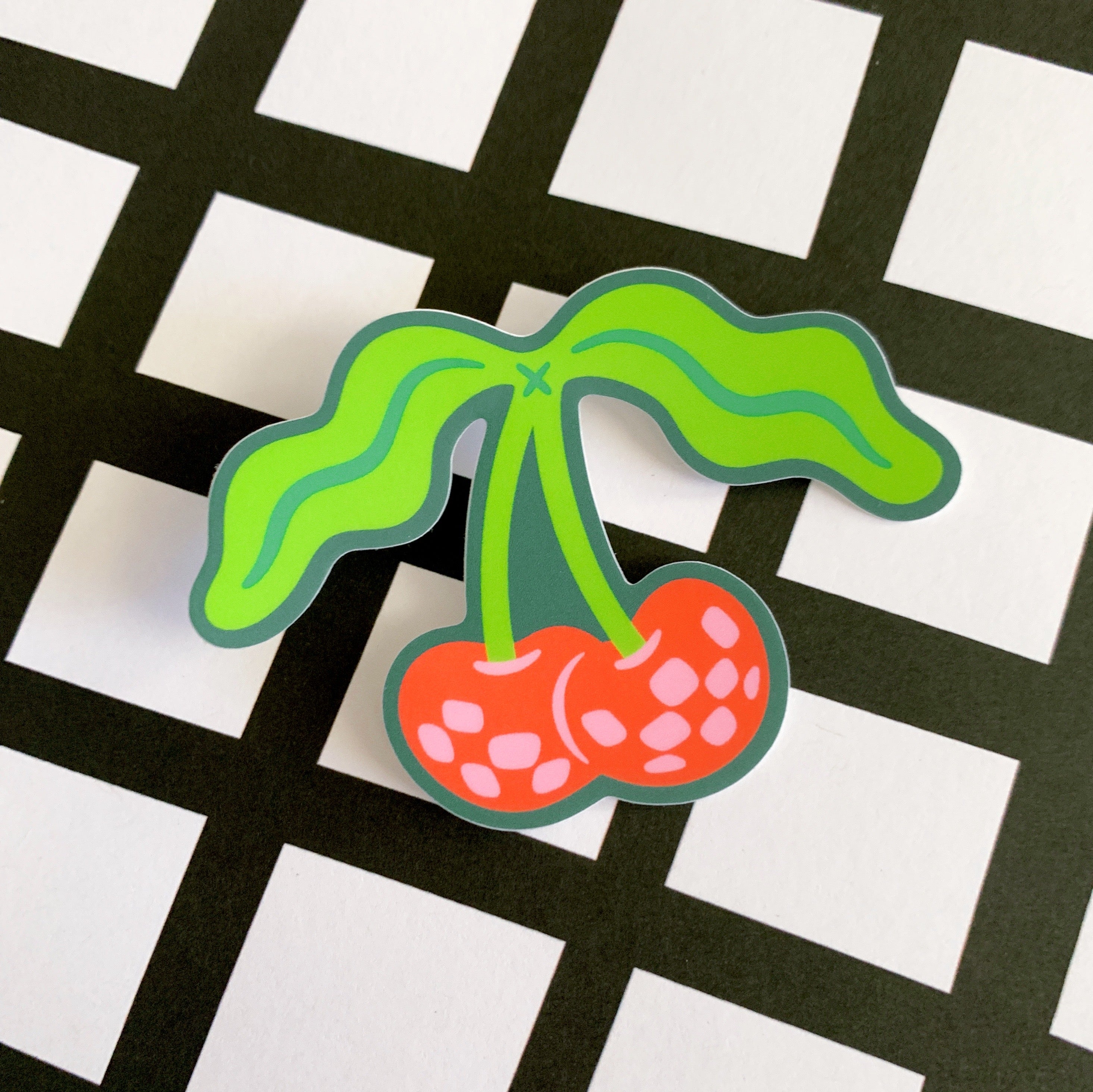 Disco Cherry Sticker – KANDS.CO