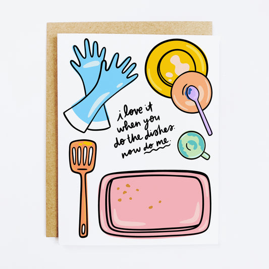 Dishes and Me Card