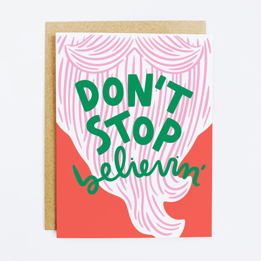 Don't Stop Believin' Card