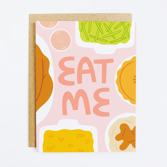 Eat Me Turkey Day Card