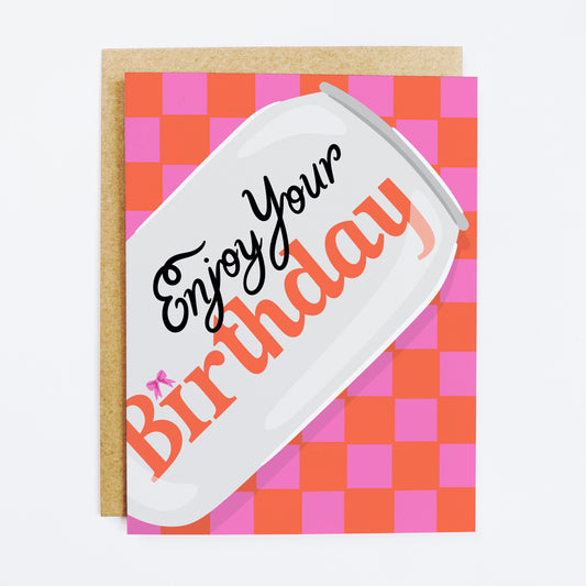 Enjoy Your Birthday Diet Coke Card