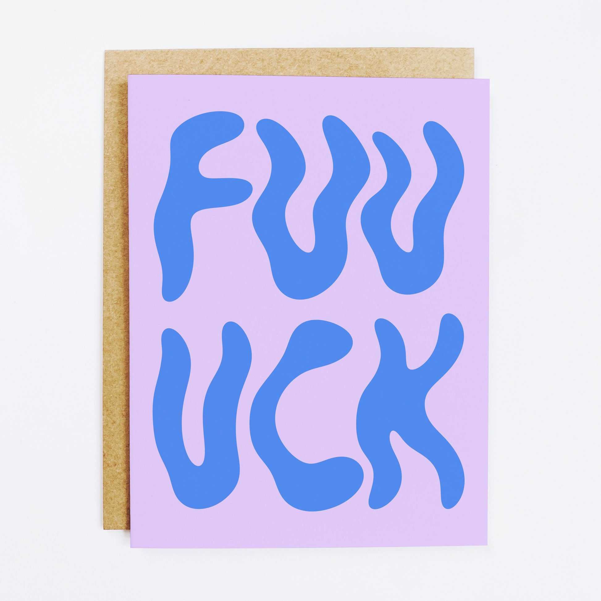 Bold expletive card with 'Fuck' text for various occasions