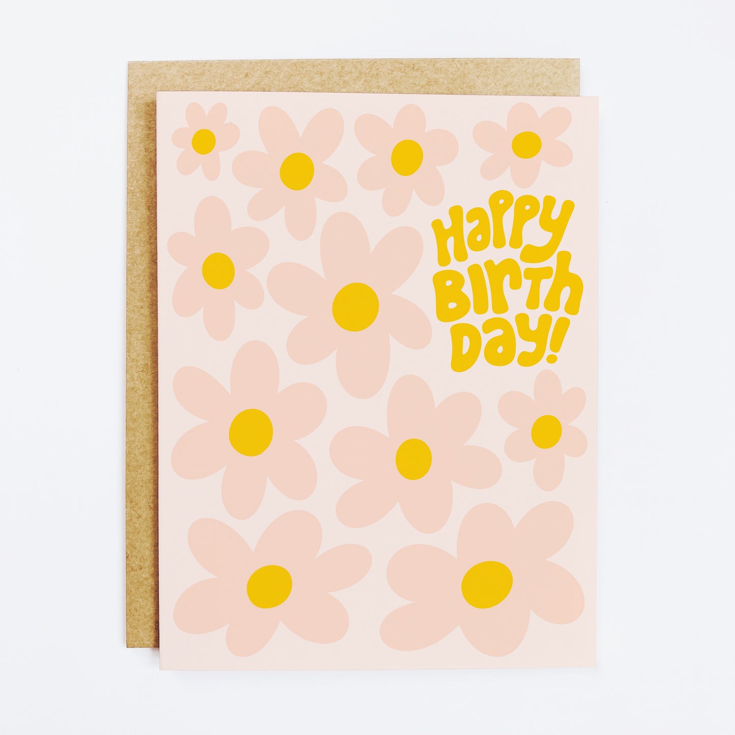 Funky Florals Birthday Card