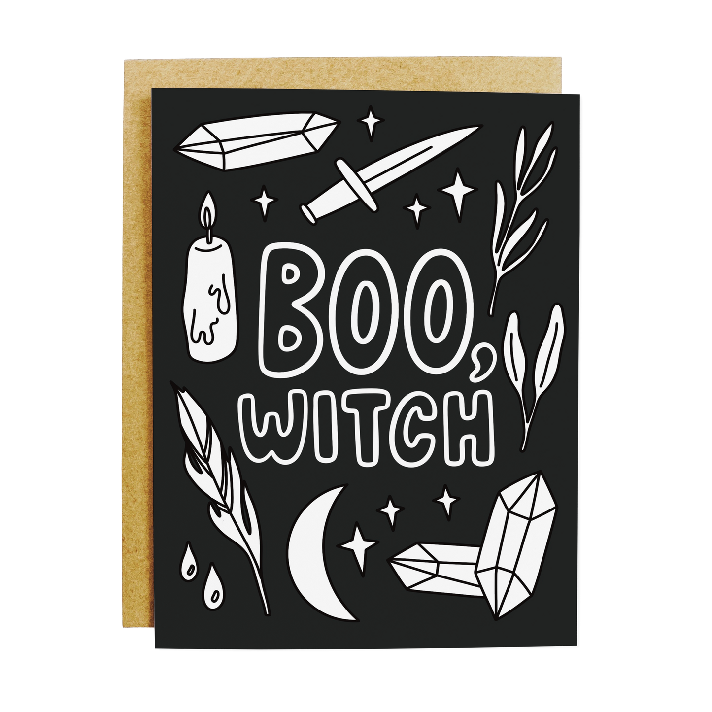 Boo Witch Greeting Card