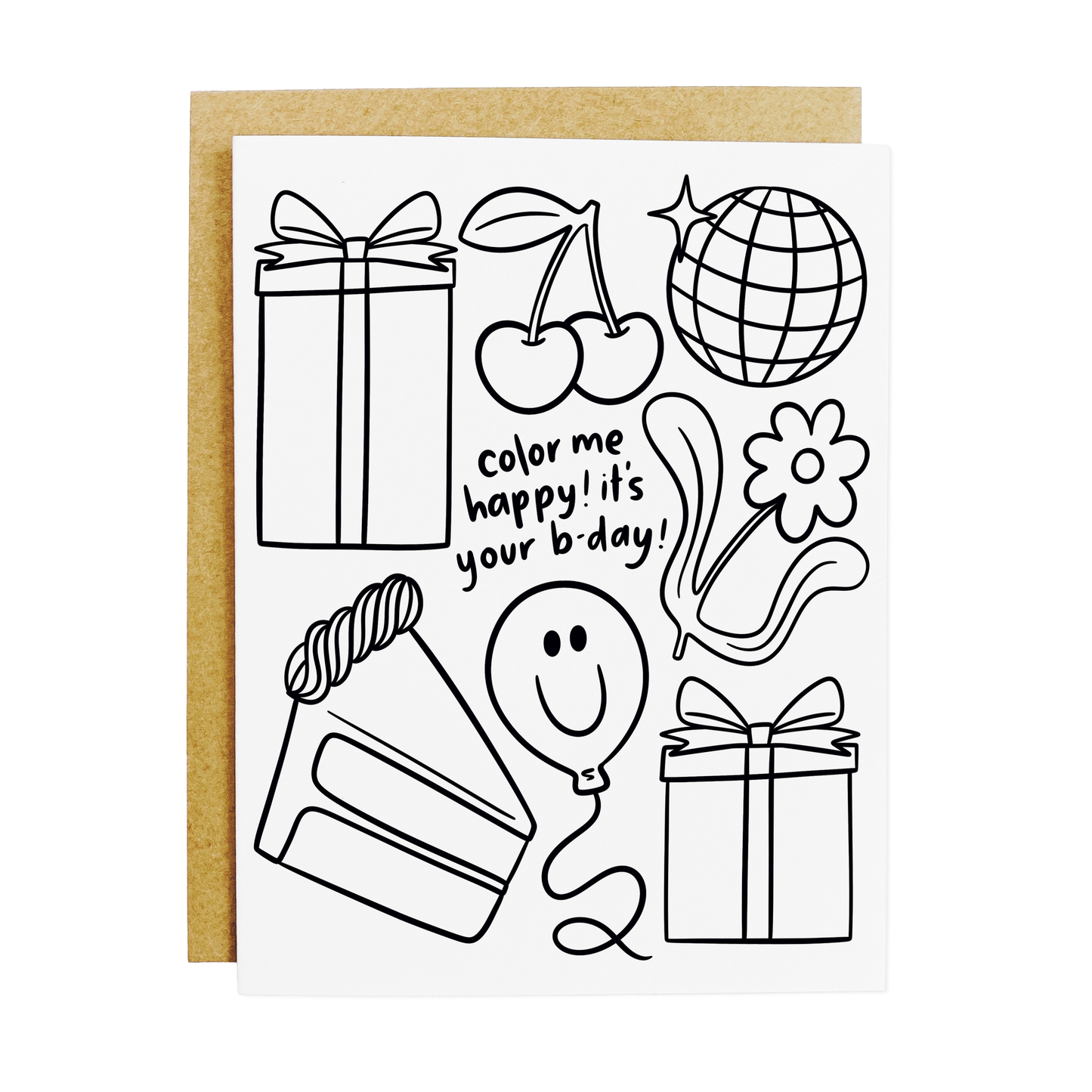 Color Me Happy Birthday Card