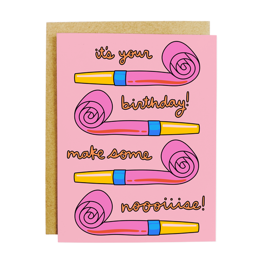 Make Some Noise Birthday Card