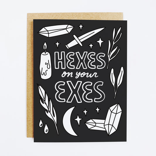 Hexes On Your Exes Card