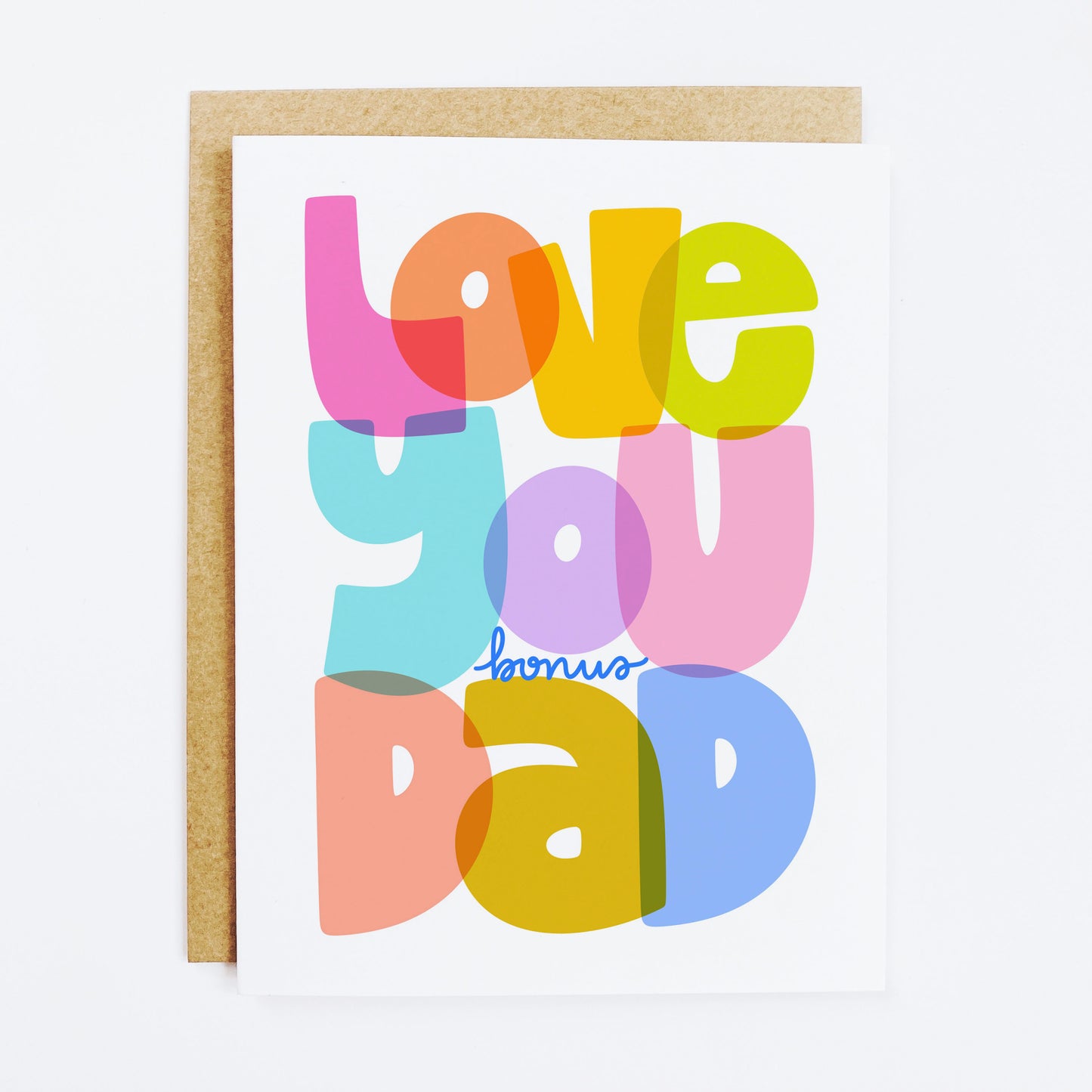 Love You Bonus Dad Card