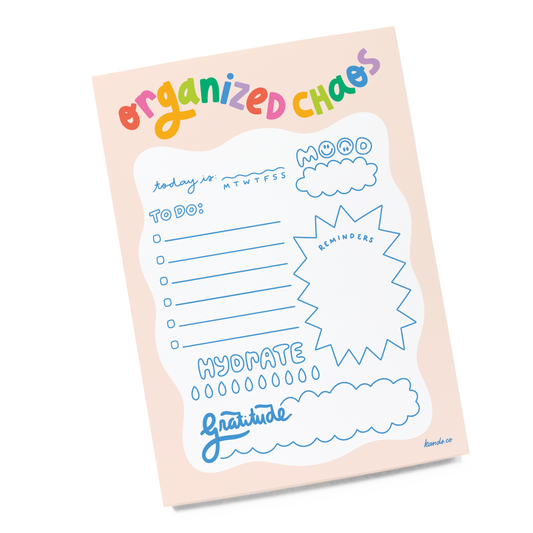 Organized Chaos Notepad