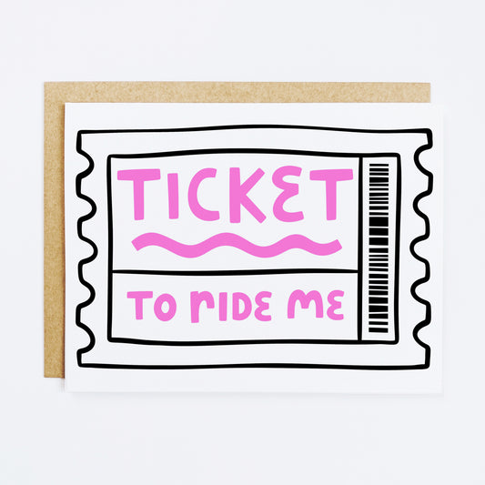 Ticket To Ride Me Card