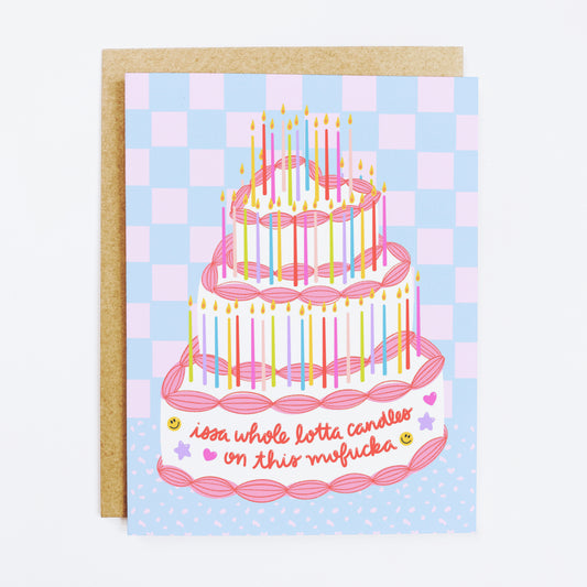 Whole Lotta Candles Birthday Card