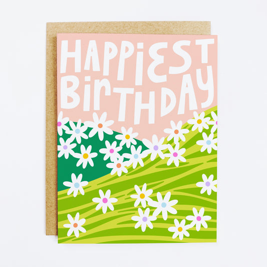Happiest Birthday Daisies Card